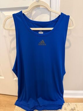 Adidas Men’s Tank  Top Size 2X Royal Blue